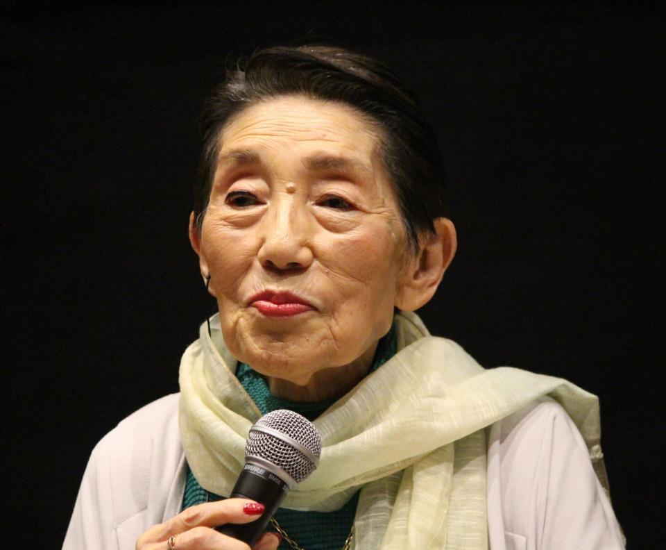 　映画について語る東海林のり子