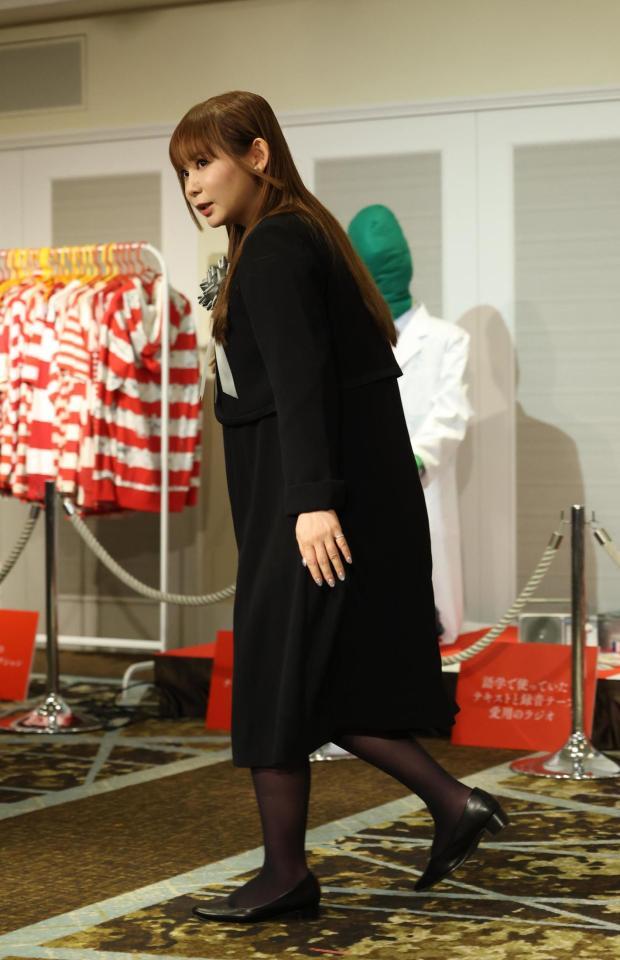 　楳図かずおさんを偲んだ中川翔子（撮影・金田祐二）