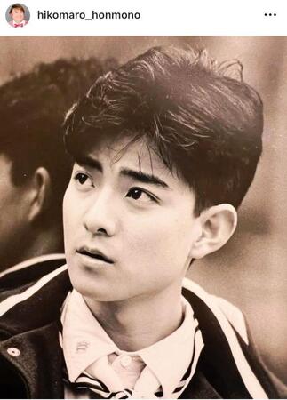 　２０歳の頃の彦摩呂。インスタグラム＠ｈｉｋｏｍａｒｏ＿ｈｏｎｍｏｎｏより