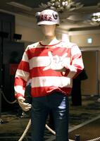 　展示された楳図かずおさん　思い出の品