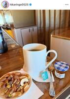 　石田ひかりのインスタグラム＠ｈｉｋａｒｉｎｇｏ０５２５より