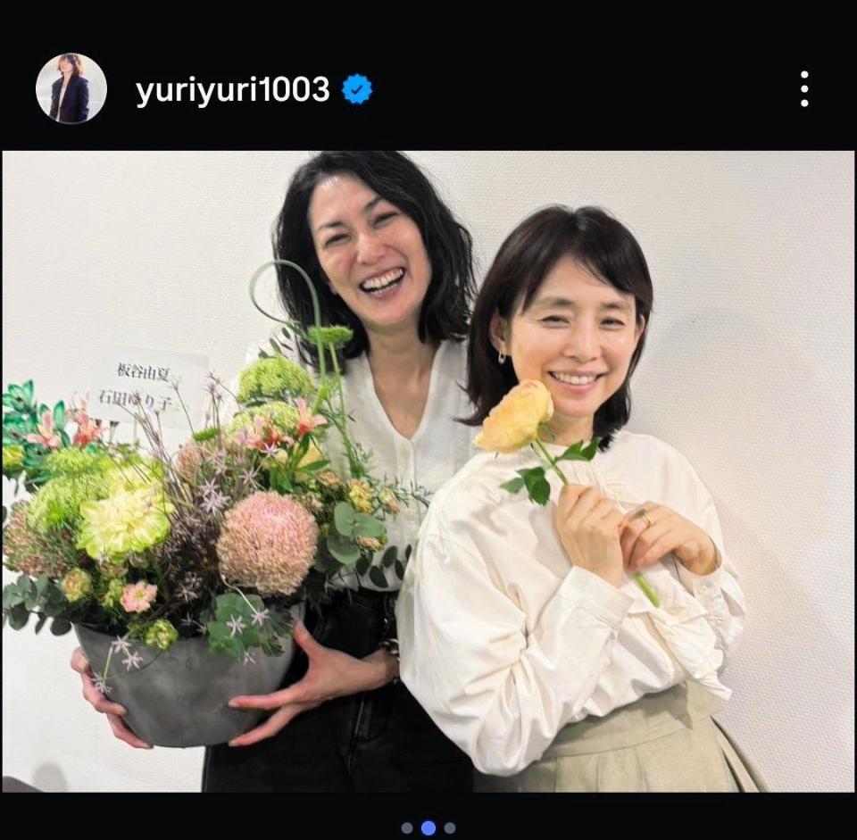 　石田ゆり子のインスタグラム（＠ｙｕｒｉｙｕｒｉ１００３）より
