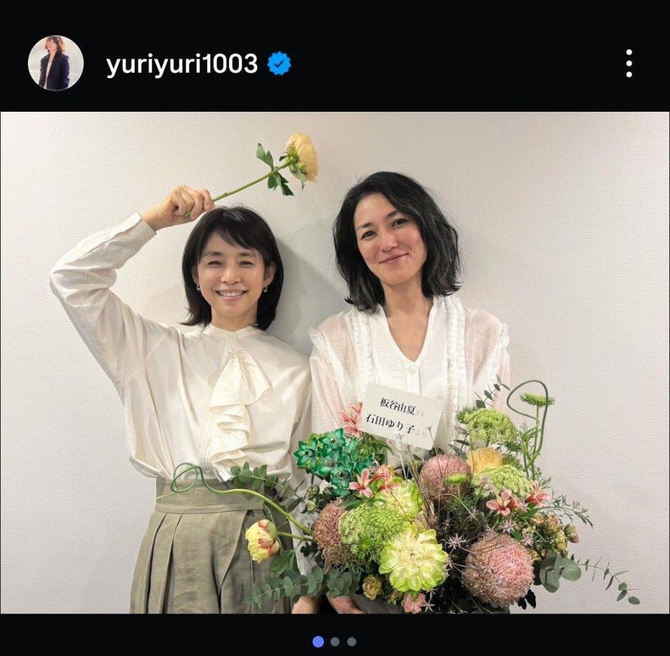 　石田ゆり子のインスタグラム（＠ｙｕｒｉｙｕｒｉ１００３）より