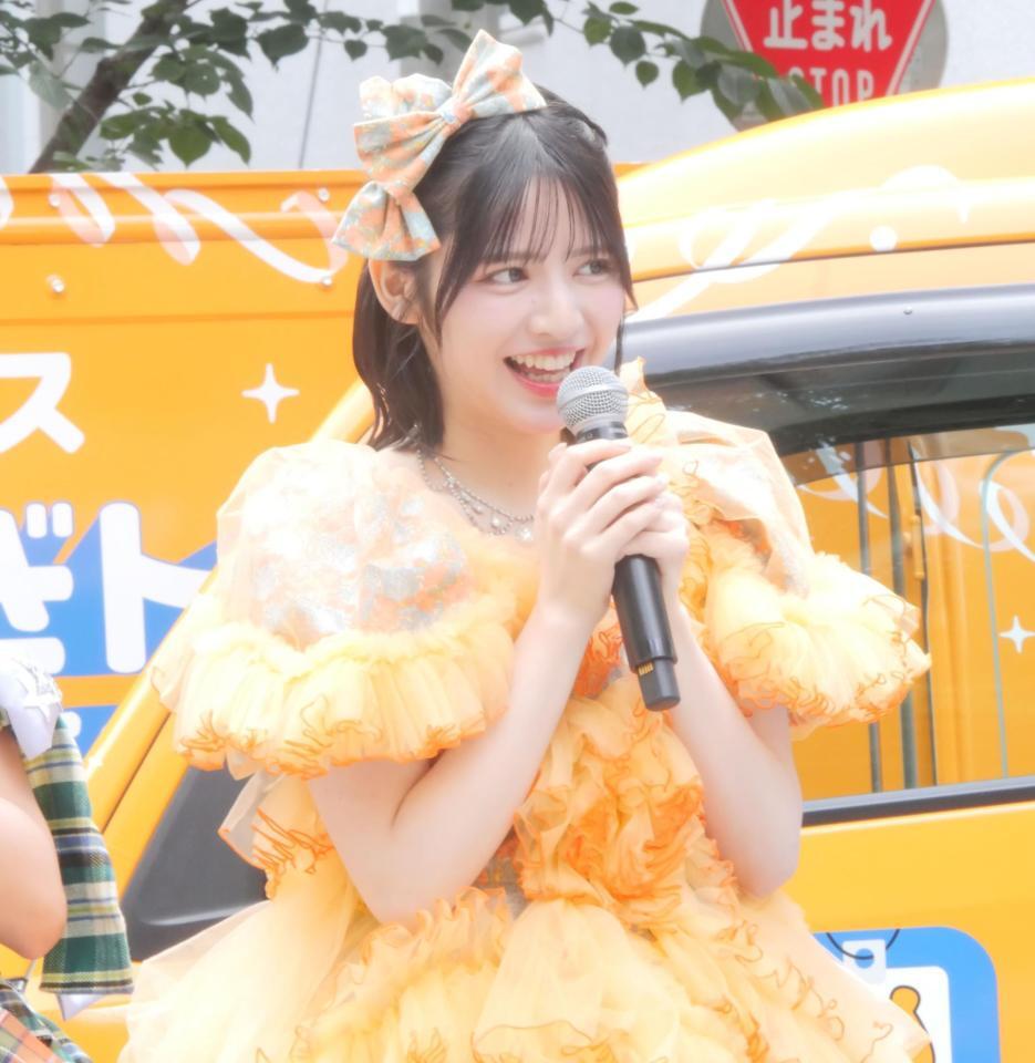 　イベントに出席した鎮西寿々歌