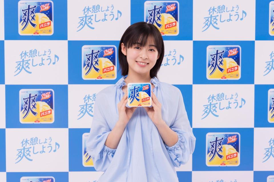 　「爽」の新ＷＥＢ動画に出演した森七菜