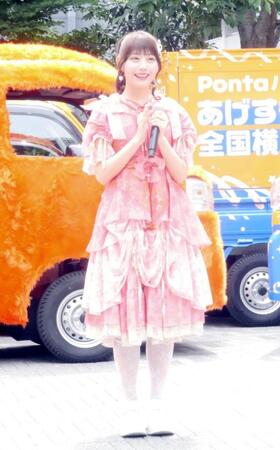 　イベントに出席した白石まゆみ