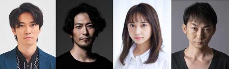 　共演する（左から）辰巳雄大、須賀貴匡、小宮有紗、波岡一喜