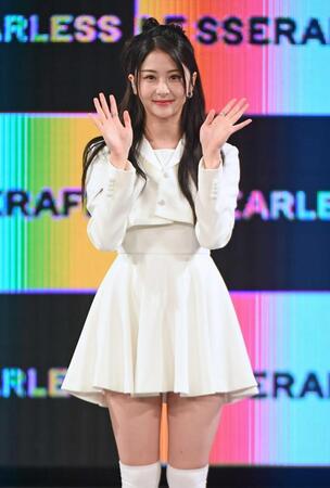 　ＬＥ　ＳＳＥＲＡＦＩＭ　ホ・ユンジン＝２０２３年１月撮影