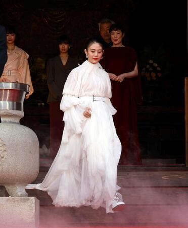 　「国宝」ジャパンプレミアで登壇する高畑充希（撮影・山口登）