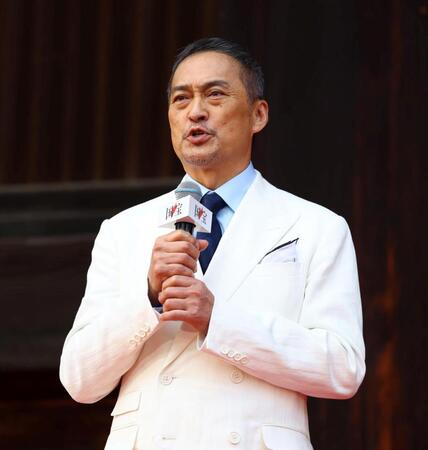 　映画「国宝」について熱く語る渡辺謙＝３０日