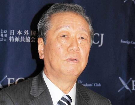 　小沢一郎氏＝２０１４年撮影