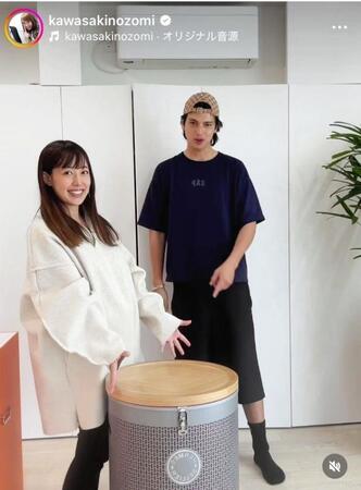 川崎希のインスタグラム＠ｋａｗａｓａｋｉｎｏｚｏｍｉより