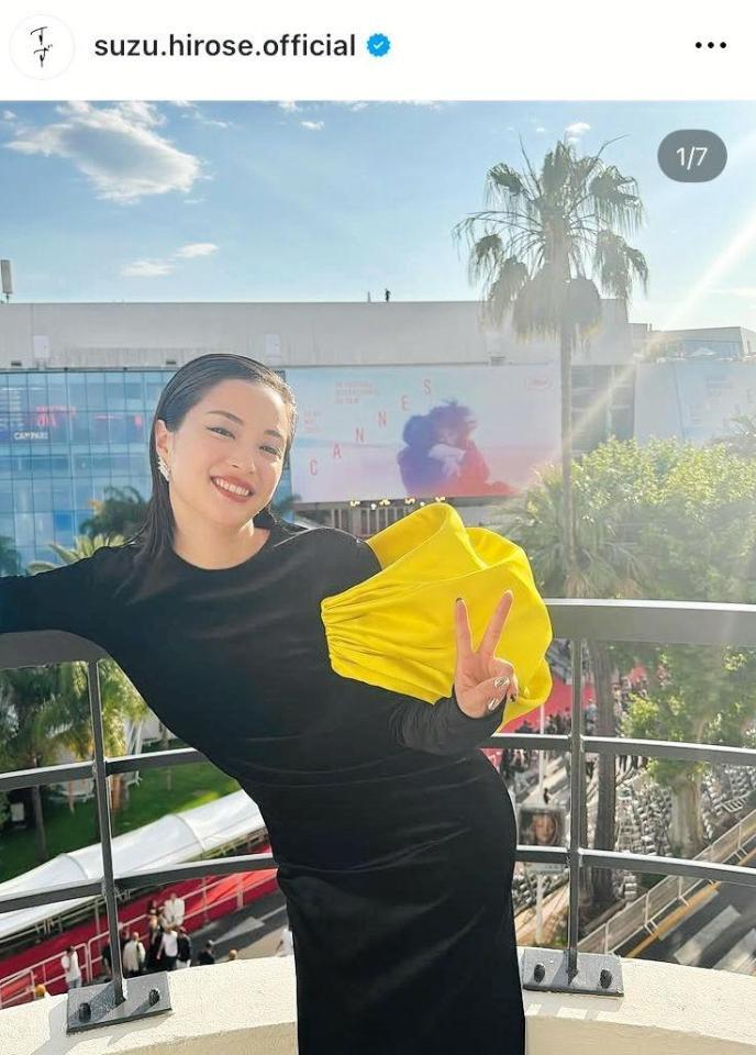 ５月２４日の広瀬すずのインスタグラム＠ｓｕｚｕ．ｈｉｒｏｓｅ．ｏｆｆｉｃｉａｌより 