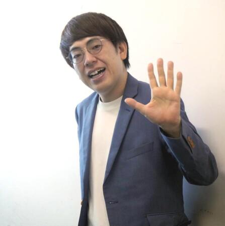 　撮影に応じたヒューマン中村