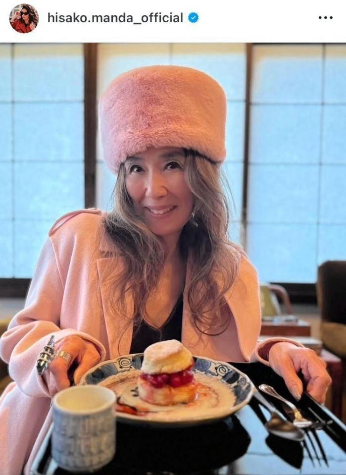 　萬田久子のインスタグラム＠ｈｉｓａｋｏ．ｍａｎｄａ＿ｏｆｆｉｃｉａｌより 