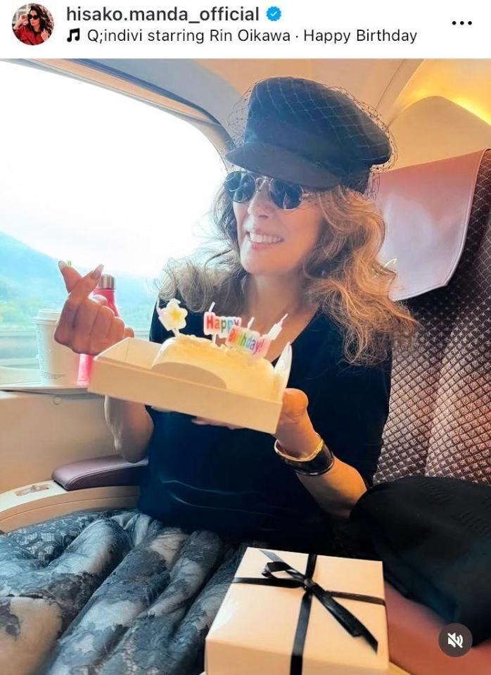 　萬田久子のインスタグラム＠ｈｉｓａｋｏ．ｍａｎｄａ＿ｏｆｆｉｃｉａｌより 