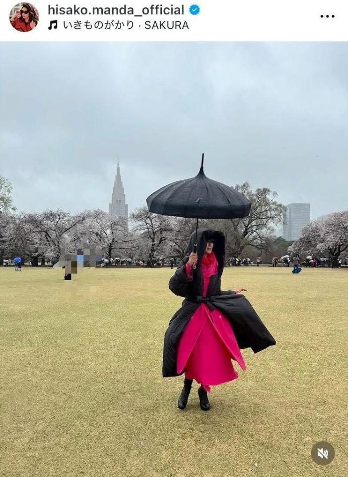 　萬田久子のインスタグラム＠ｈｉｓａｋｏ．ｍａｎｄａ＿ｏｆｆｉｃｉａｌより 