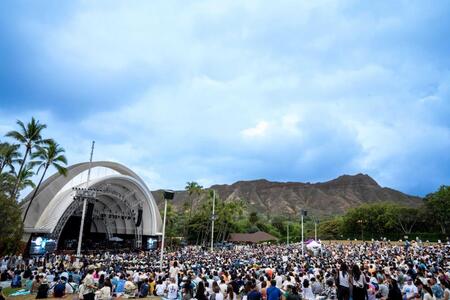 　ハワイ公演の会場全景