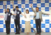 　王林、松山ケンイチ、川栄李奈、梅沢富美男