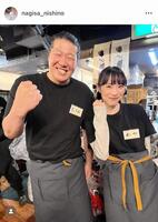 　居酒屋でのオフショット！！西野凪沙のインスタグラム＠ｎａｇｉｓａ＿ｎｉｓｈｉｎｏより