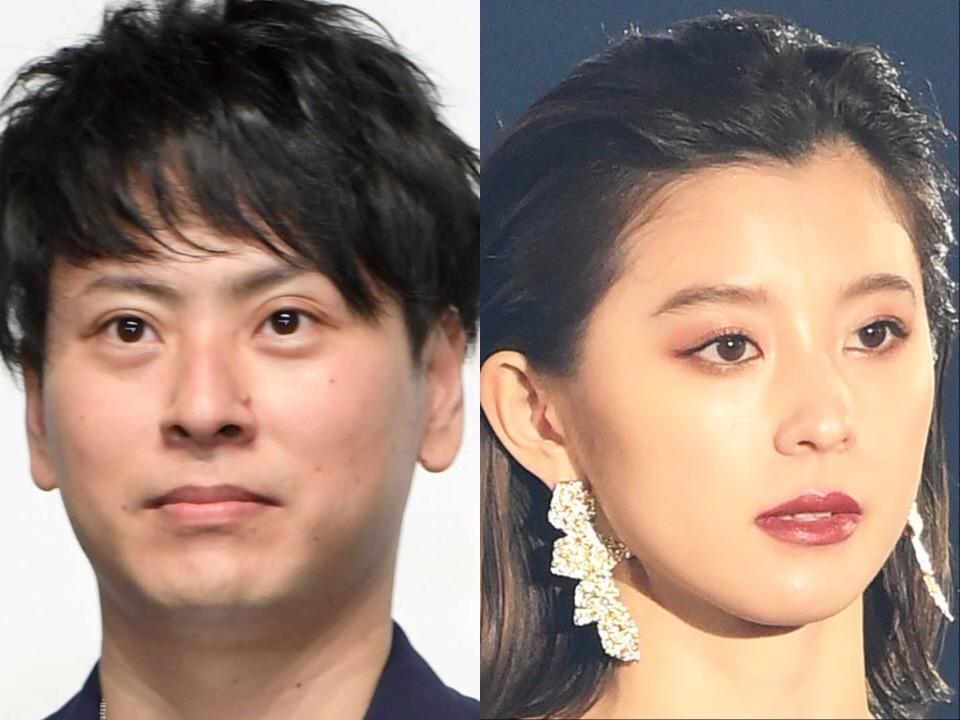 　山下健二郎（左）と朝比奈彩