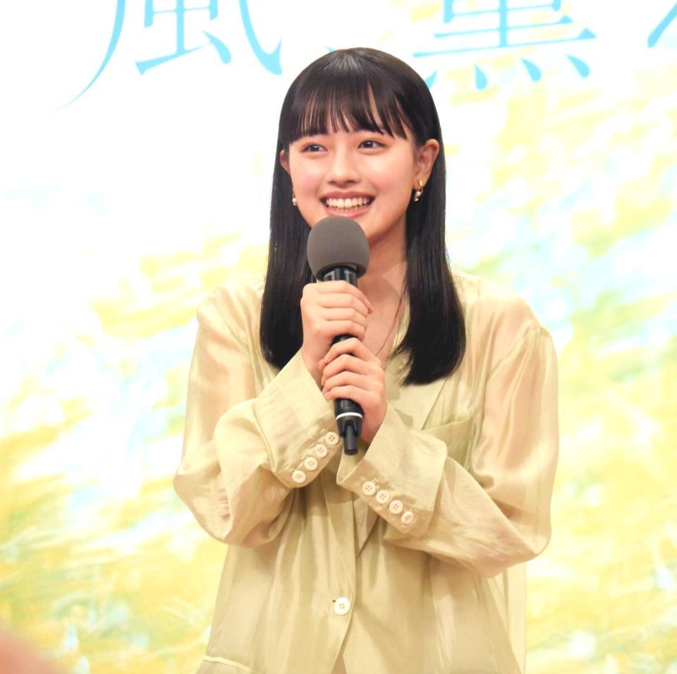 　ヒロイン抜てきに喜びを口にする上坂樹里