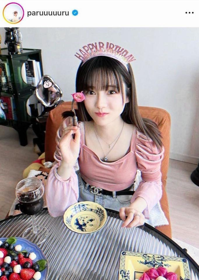 　なぜ植物の菌が…。島崎遥香のインスタグラム＠ｐａｒｕｕｕｕｕｒｕより