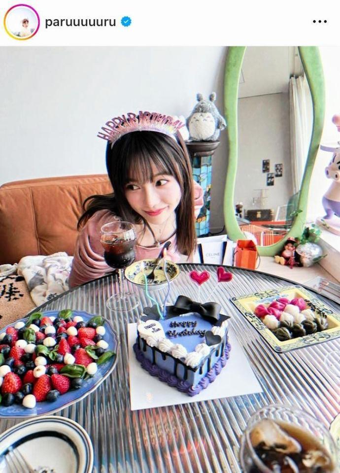 　なぜ植物の菌が…。島崎遥香のインスタグラム＠ｐａｒｕｕｕｕｕｒｕより