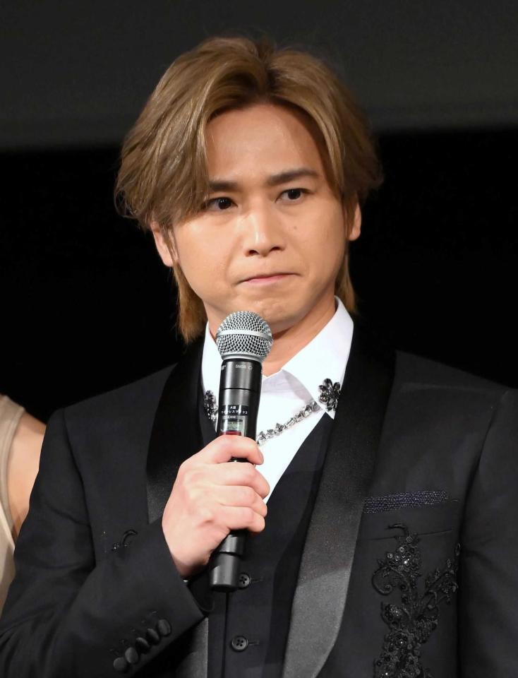 　長嶋茂雄さんについて話す堂本光一（撮影・堀内翔）