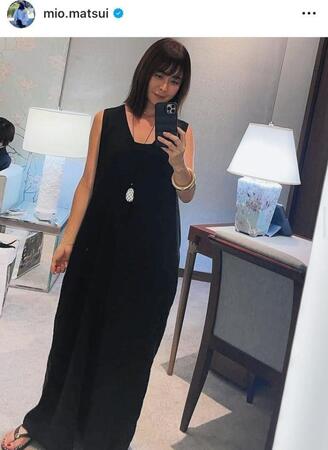２４年１０月の松井美緒さんのインスタグラム＠ｍｉｏ．ｍａｔｓｕｉより