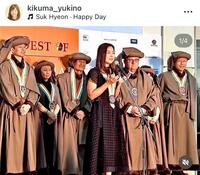 　菊間千乃氏のインスタグラム＠ｋｉｋｕｍａ＿ｙｕｋｉｎｏより