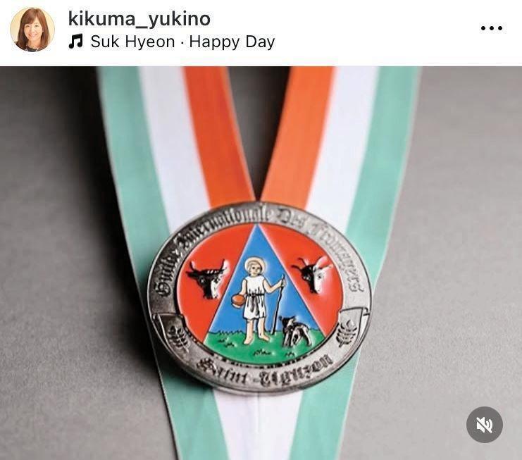 菊間千乃氏のインスタグラム＠ｋｉｋｕｍａ＿ｙｕｋｉｎｏより