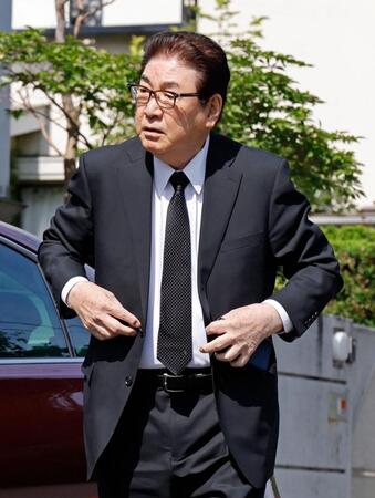 　長嶋茂雄さんの自宅を弔問に訪れた山本浩二さん