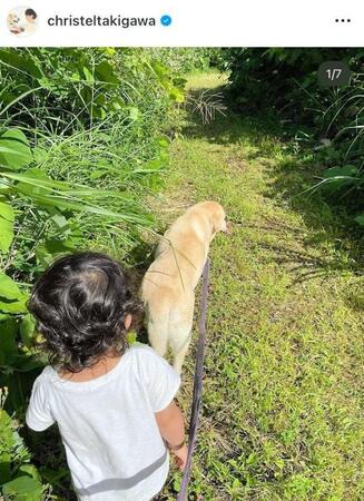 ２２年８月の滝川クリステルのインスタグラム＠ｃｈｒｉｓｔｅｌｔａｋｉｇａｗａより