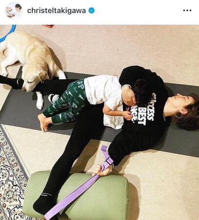 ２２年１２月の滝川クリステルのインスタグラム＠ｃｈｒｉｓｔｅｌｔａｋｉｇａｗａより