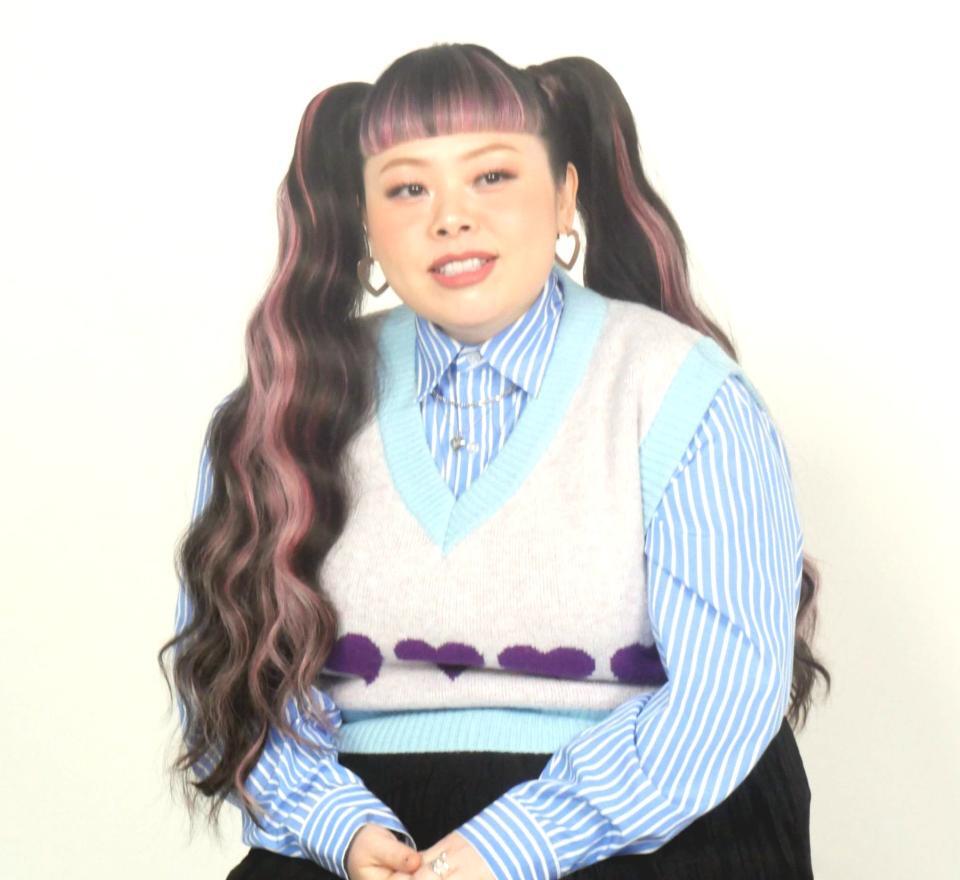 　取材に応じた渡辺直美