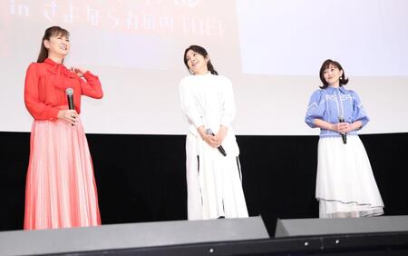　（左から）南野陽子、斉藤由貴、浅香唯（撮影・棚橋慶太）