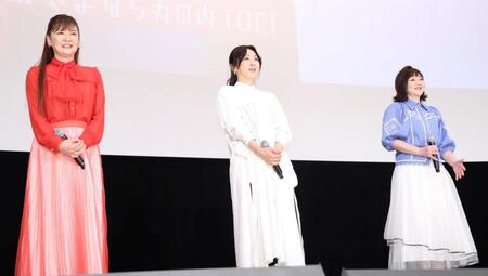　（左から）南野陽子、斉藤由貴、浅香唯（撮影・棚橋慶太）