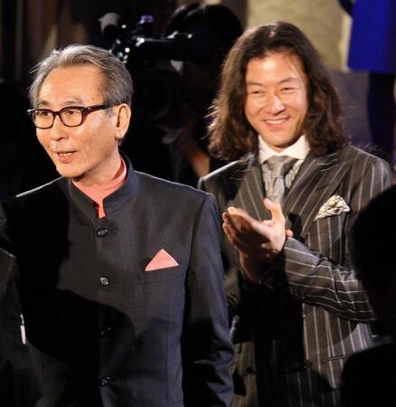 　１０年３月、日本アカデミー賞で。右が浅野忠信