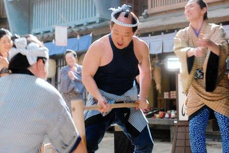 　ＮＨＫ大河「べらぼう」に出演したクールポコ・小野まじめ＝提供・ＮＨＫ