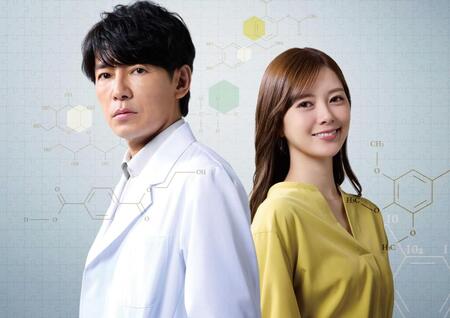 　ドラマ初共演となる藤木直人（左）と白石麻衣