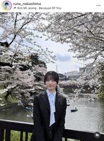 　大学入学報告ではスーツ姿！中島瑠菜のインスタグラム＠ｒｕｎａ＿ｎａｋａｓｈｉｍａより