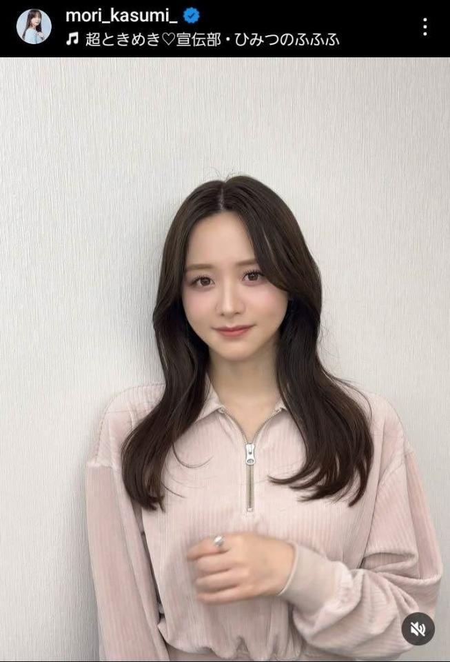 　森香澄インスタグラム（＠ｍｏｒｉ＿ｋａｓｕｍｉ＿）より