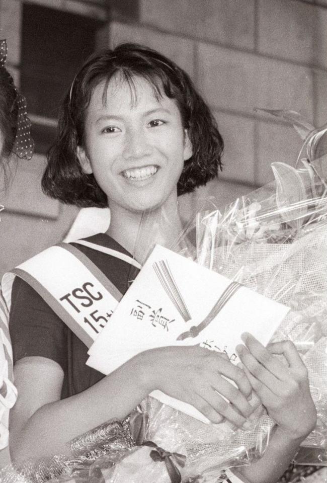 　１９９０年、ホリプロスカウトキャラバンでグランプリに輝いた戸田菜穂