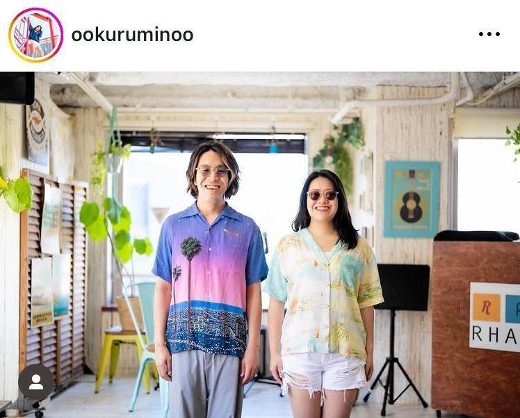 　英彦の長男・石塚幸作と長女・いしづかくるみの２ショット。くるみのインスタグラム＠ｏｏｋｕｒｕｍｉｎｏｏより