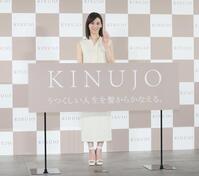 　ブランドアンバサダーに就任した北川景子（撮影・石井剣太郎）