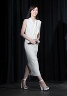 　ブランドアンバサダーに就任した北川景子（撮影・石井剣太郎）