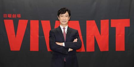 　「ＶＩＶＡＮＴ」の続編を発表した堺雅人（撮影・石井剣太郎）