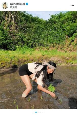 　モデルのローラのインスタグラム（ｒｏｌａｏｆｆｉｃｉａｌ）より