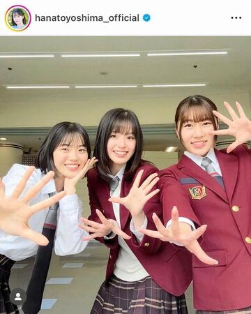 ドラマの時はこの長さ！豊嶋花のインスタグラム＠ｈａｎａｔｏｙｏｓｈｉｍａ＿ｏｆｆｉｃｉａｌより